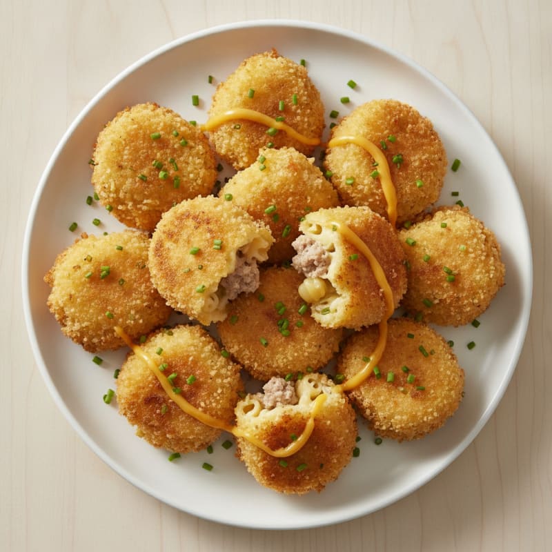 Golden Mac & Cheese Bites