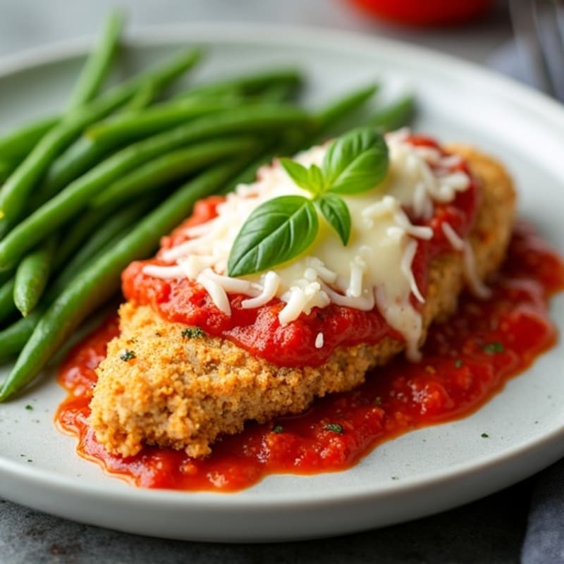 Crispy Baked Chicken Parmesan with Fresh Herbs