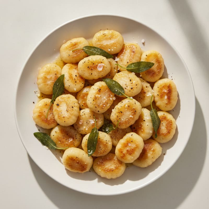 Ricotta Gnocchi with Sage Butter Sauce