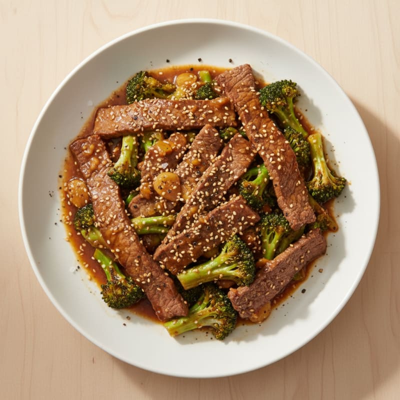 Sesame Beef and Broccoli Stir-Fry
