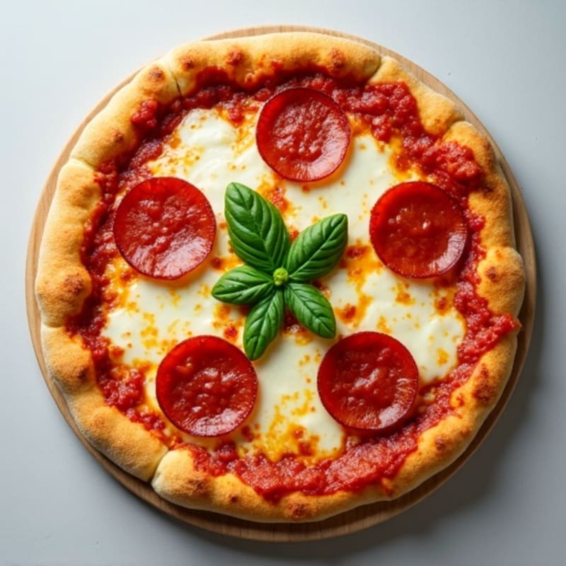 Cauliflower Crust Pizza with Turkey Pepperoni