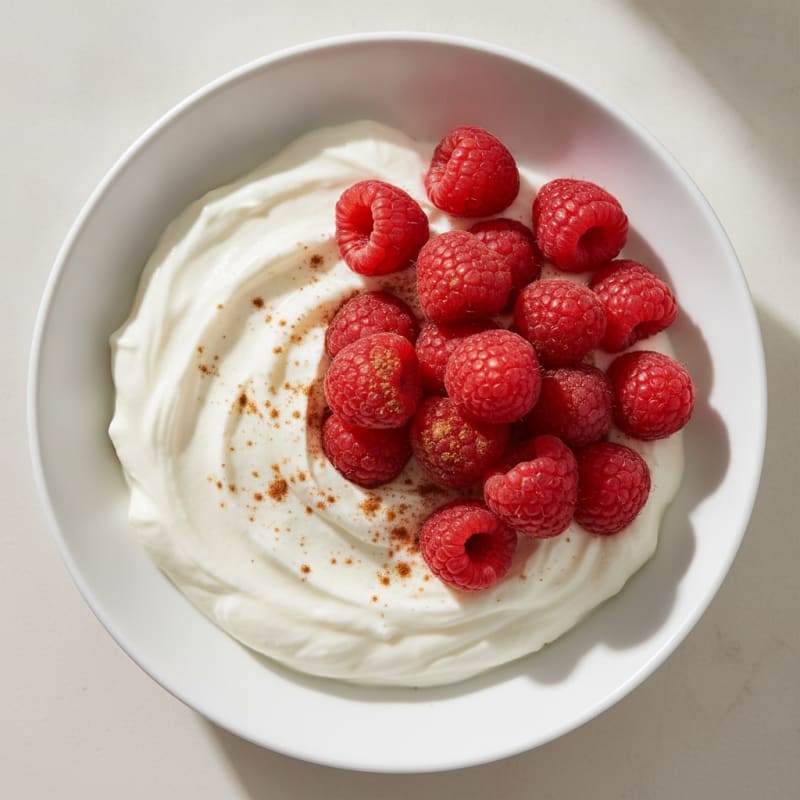 Silky Greek Yogurt Protein Bowl with Berries