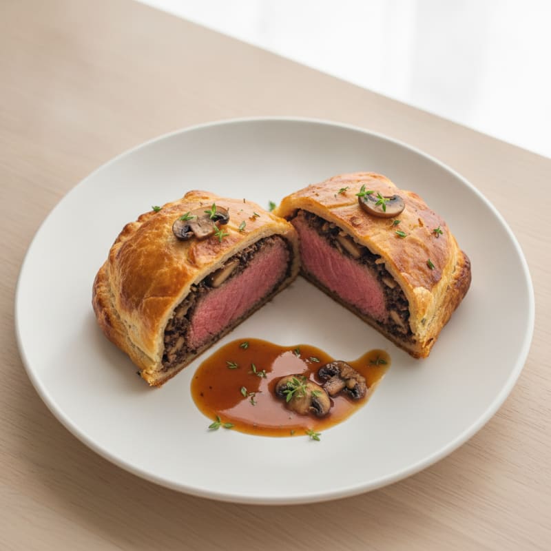 Beef Wellington with Mushroom Duxelles