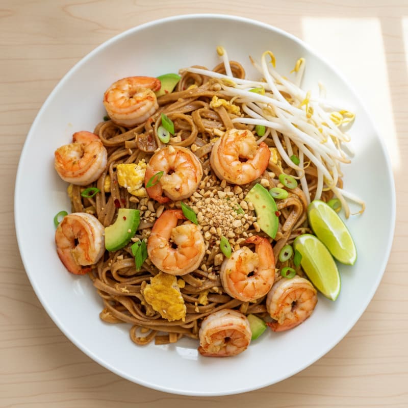 Shrimp Pad Thai Noodles