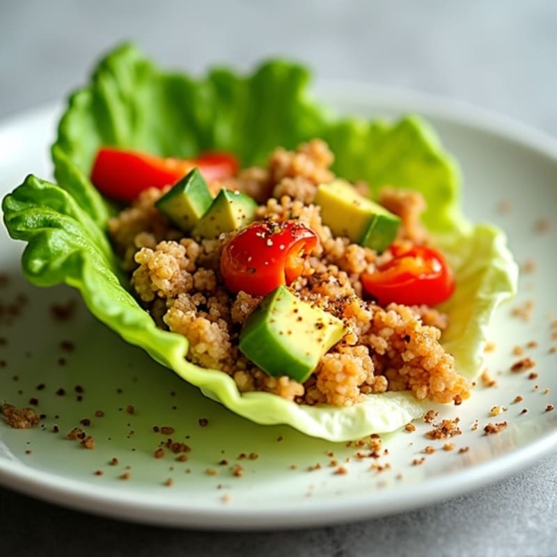 Spicy Sriracha Tuna Lettuce Wrap