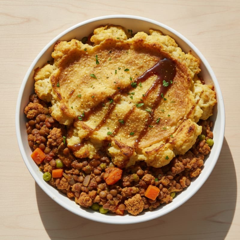 Lentil Shepherd's Pie with Root Vegetable Mash