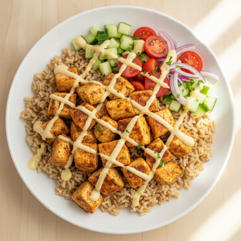 Chicken Shawarma Rice Bowl