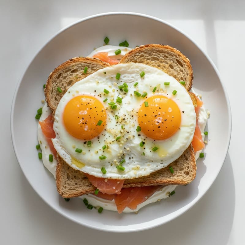 Winnie's Sunny-Side Up Eggs with Toast