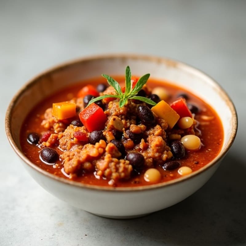 Smoky Three-Bean Turkey Chili