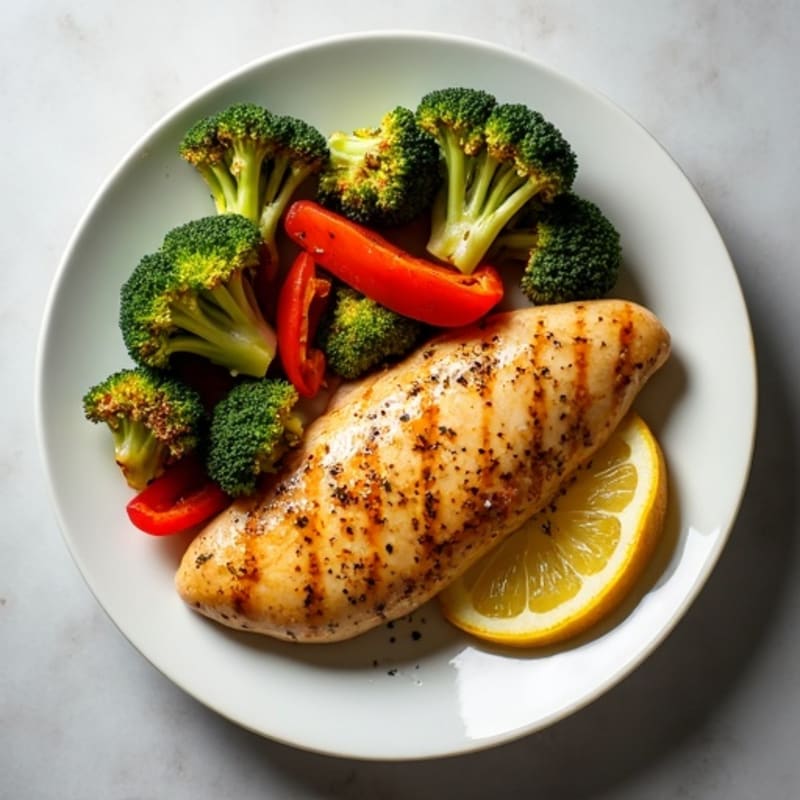 Sheet Pan Lemon Garlic Chicken with Roasted Vegetables