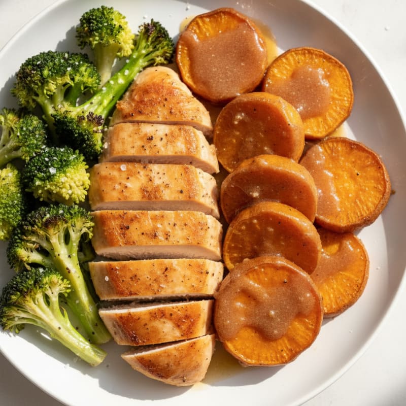 Sweet Potato Medallions with Brown Sugar Glaze