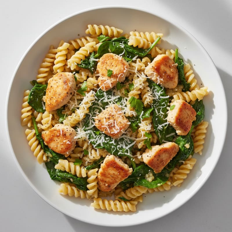 Lemon Herb Chicken Quinoa Pasta