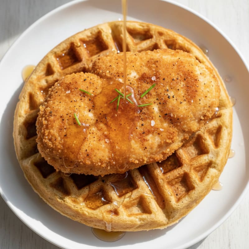 Golden Chicken & Waffles