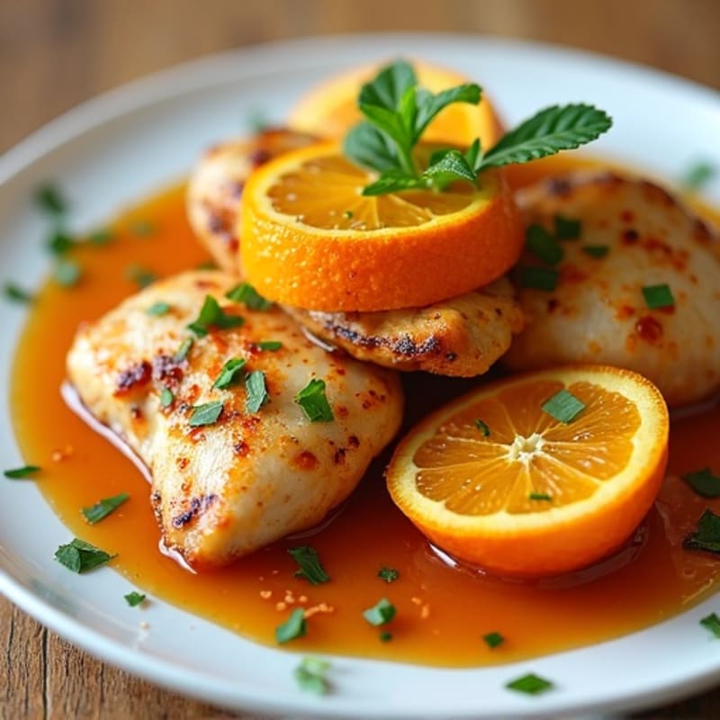 Citrus-Glazed Lean Orange Chicken