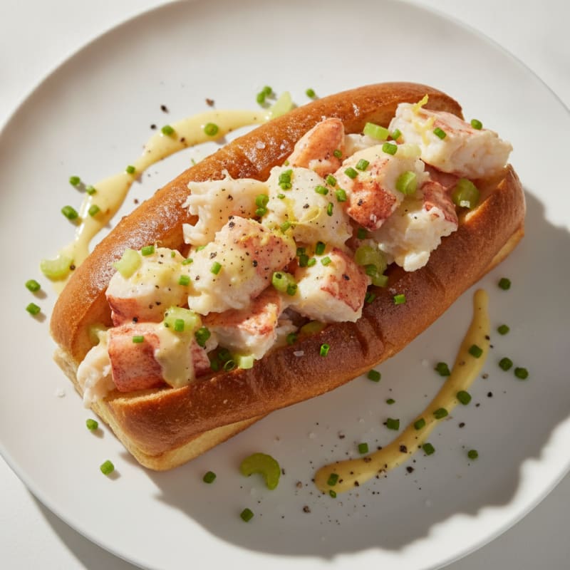 Maine Lobster Roll with Lemon Aioli