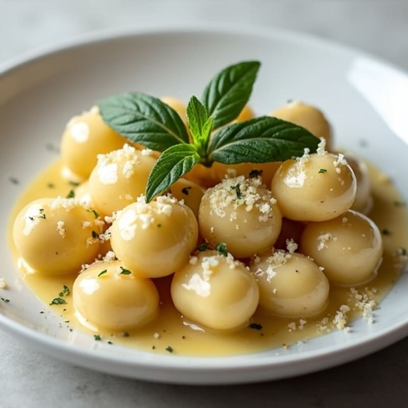 Herb-Ricotta Gnocchi with Brown Butter Sage Sauce