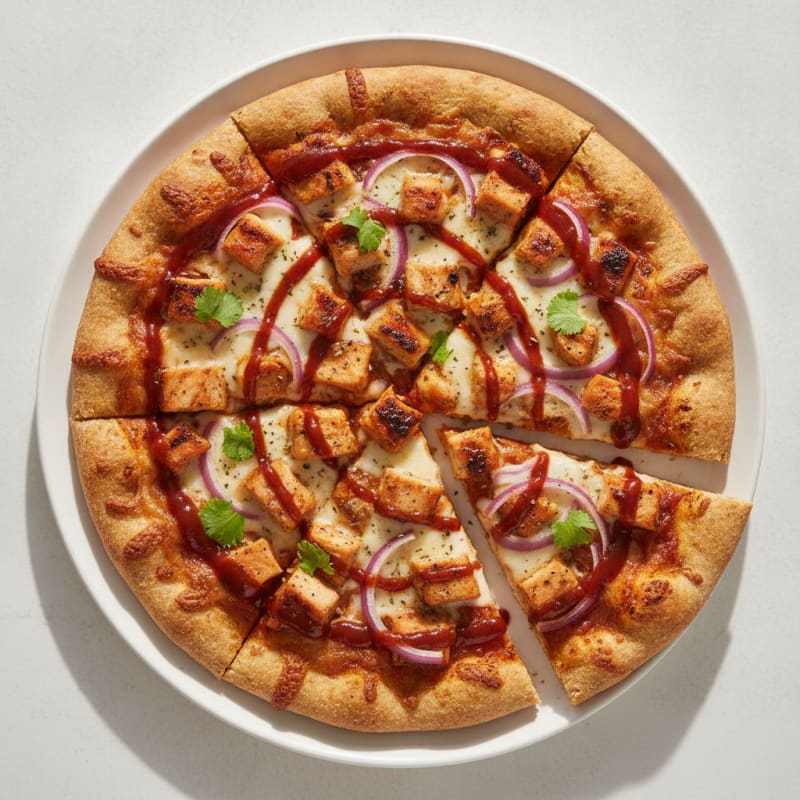 High-Protein BBQ Chicken Pizza