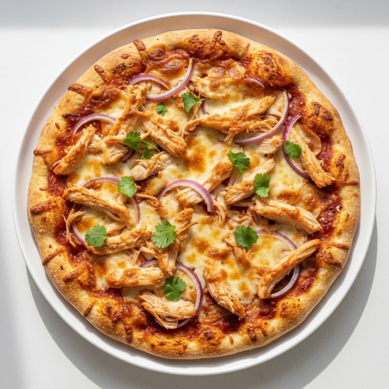 High-Protein BBQ Chicken Pizza