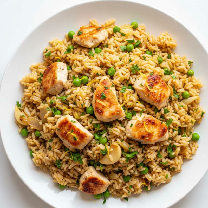 Zesty Lemon Herb Rice Pilaf