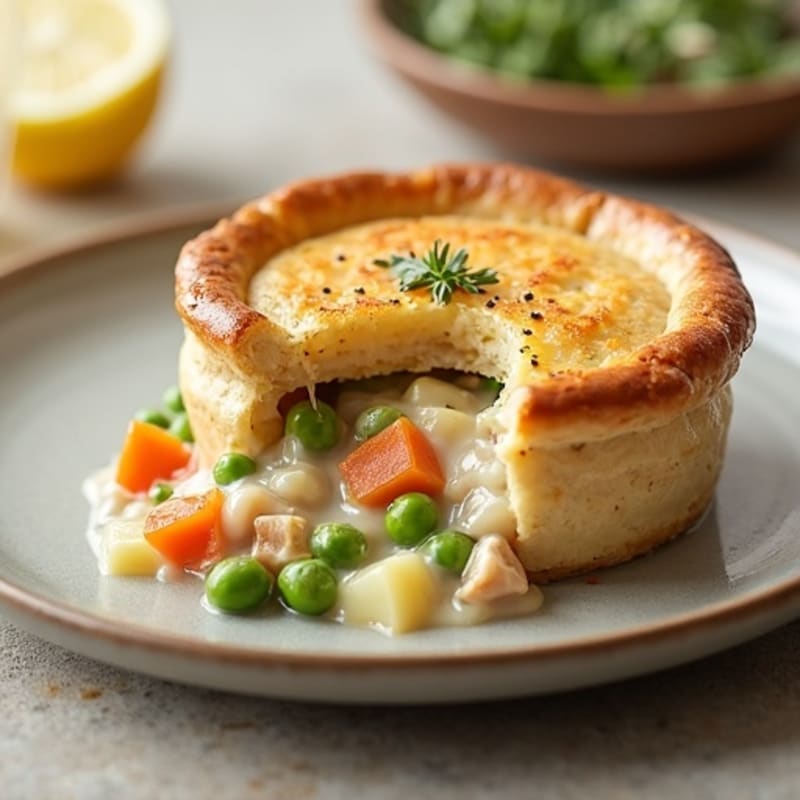 Creamy Herb-Roasted Turkey Pot Pie