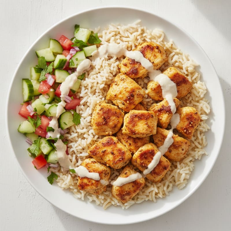 Chicken Shawarma Rice Bowl
