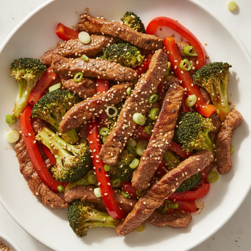 Sesame Ginger Beef Stir-Fry