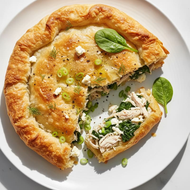 Spinach and Feta Phyllo Pie