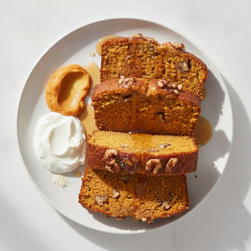 Spiced Pumpkin Walnut Loaf