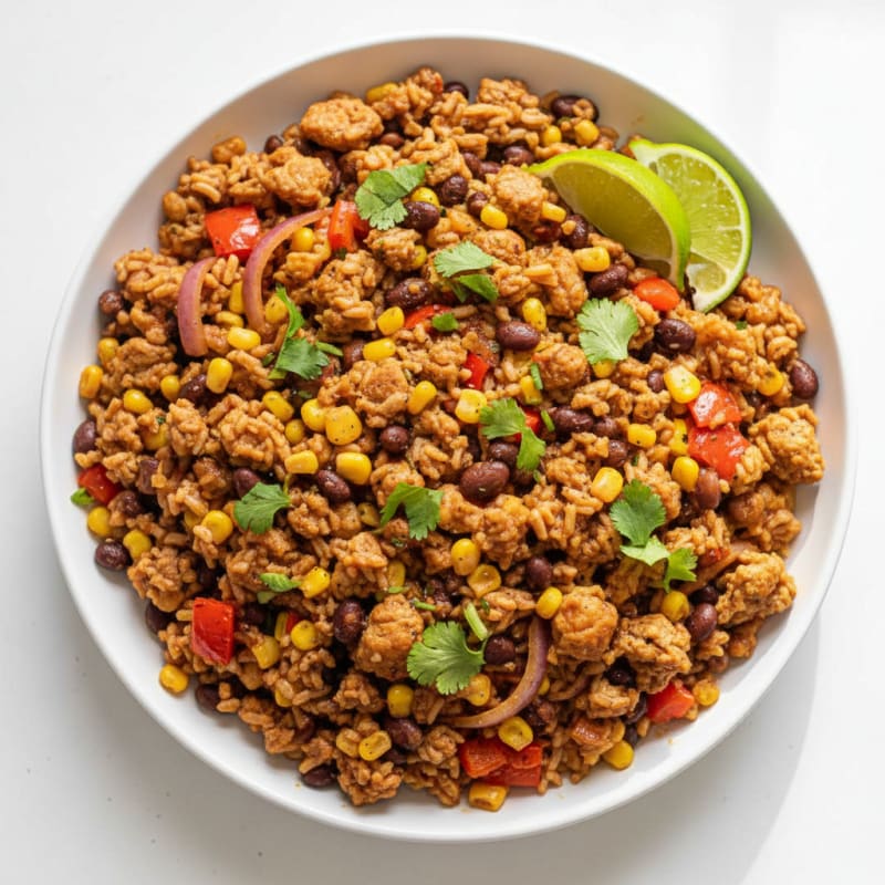Southwestern Turkey and Rice Skillet