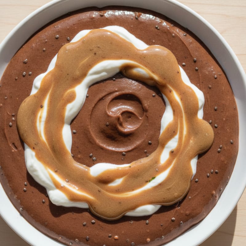 Silky Chocolate Protein Pudding with Greek Yogurt