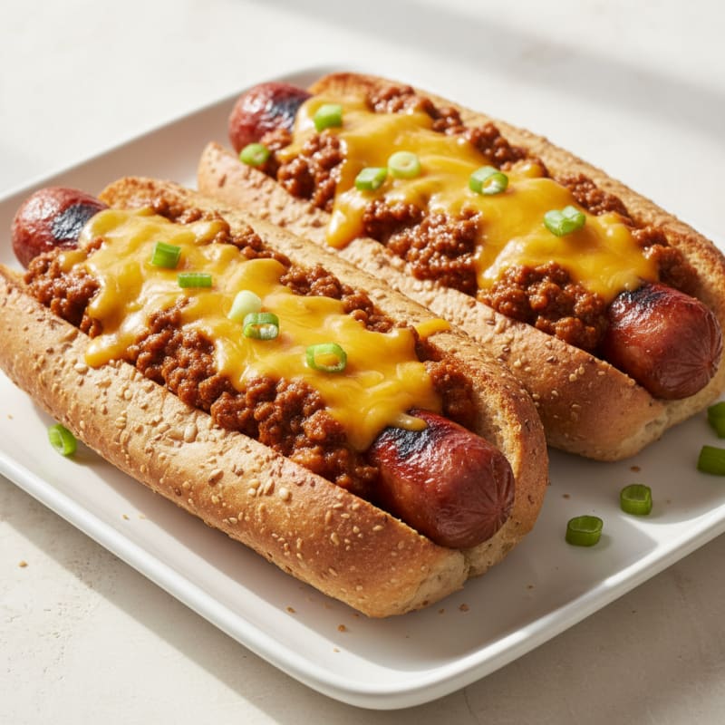 Classic Chili Cheese Hot Dogs