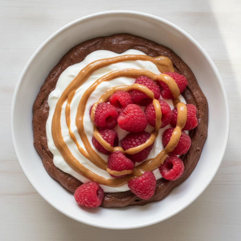 Silky Chocolate Protein Pudding with Greek Yogurt