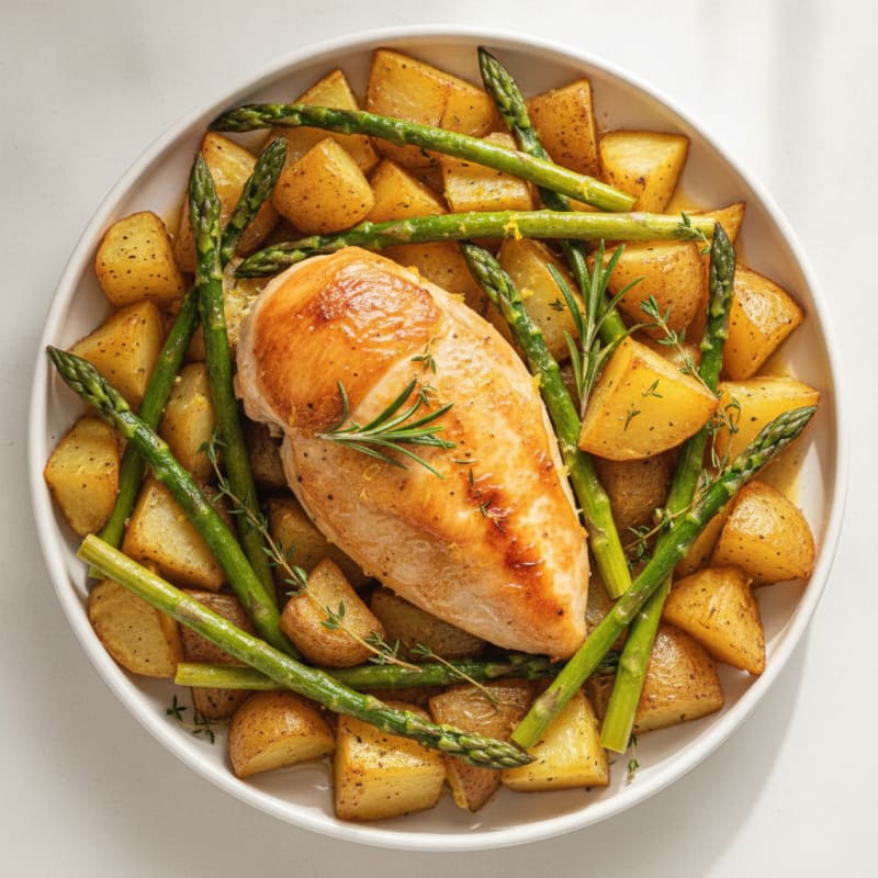 Lemon-Herb Roasted Chicken and Potatoes