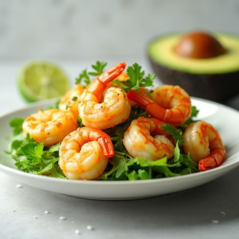 Fresh Lime-Marinated Shrimp with Creamy Avocado