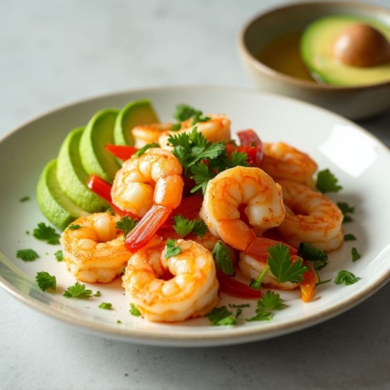 Bright Citrus Shrimp with Creamy Avocado