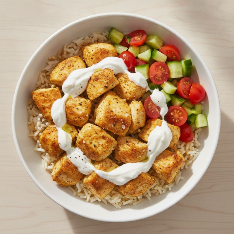 Chicken Shawarma Rice Bowl