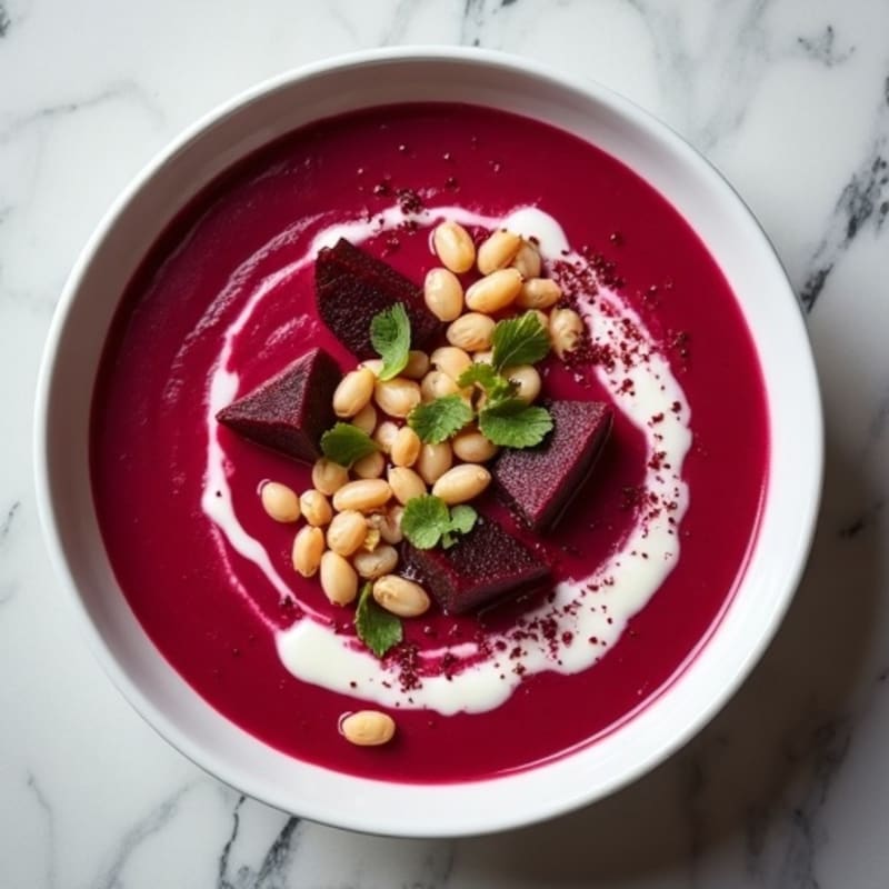 Creamy Roasted Beet Soup