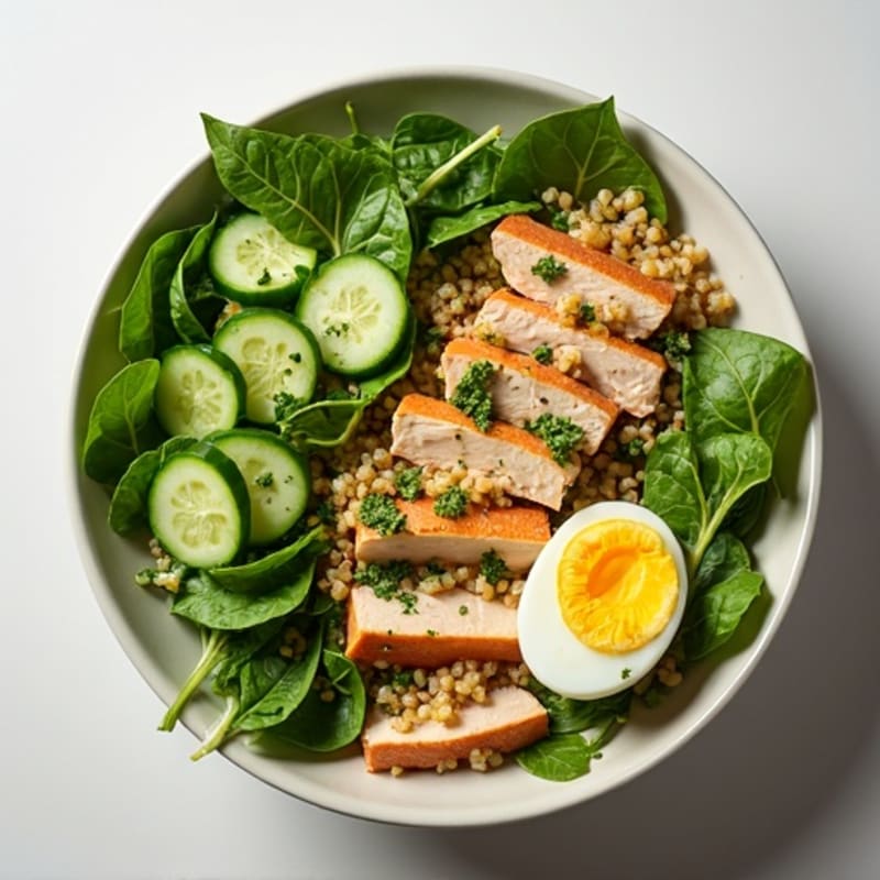 Herb-Lemon Tuna Protein Bowl