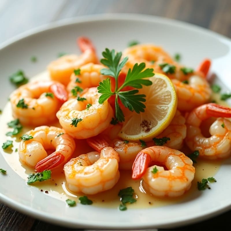 Lemon-Garlic Butter Shrimp with Fresh Herbs