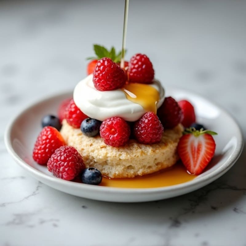 Protein-Packed Greek Yogurt Berry Shortcake