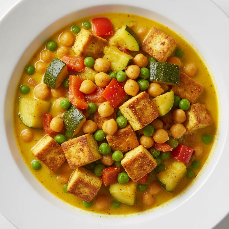 Summer Vegetable and Chickpea Curry