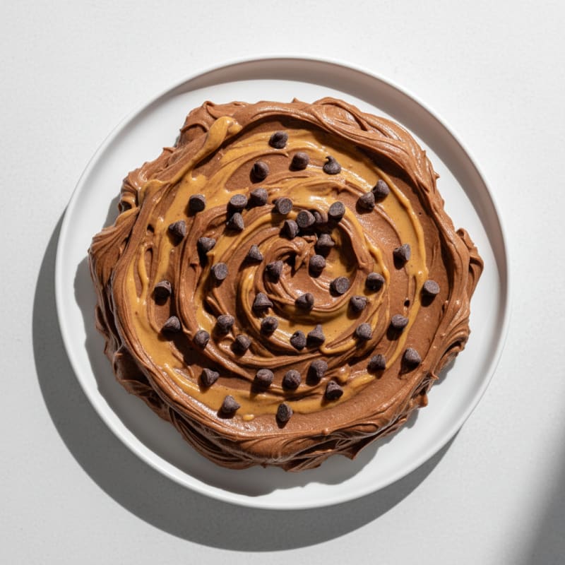 Greek Yogurt Protein Mousse with Chocolate and Peanut Butter