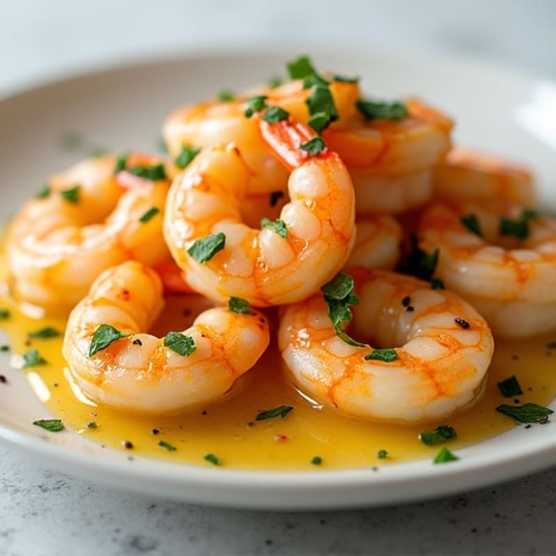 Light Lemon Garlic Butter Shrimp with Fresh Herbs