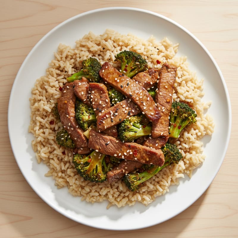 Sesame Beef and Broccoli Stir-Fry