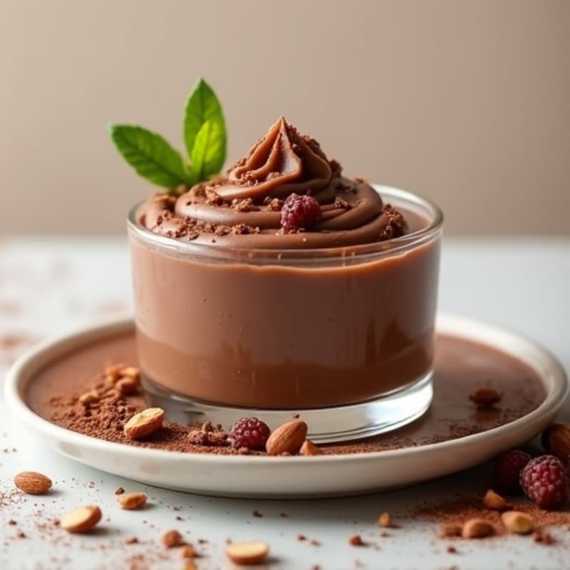 Silky Chocolate Protein Pudding
