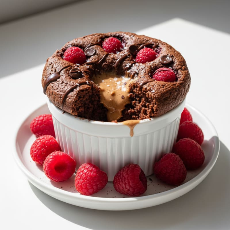 Creamy Chocolate Protein Mug Cake