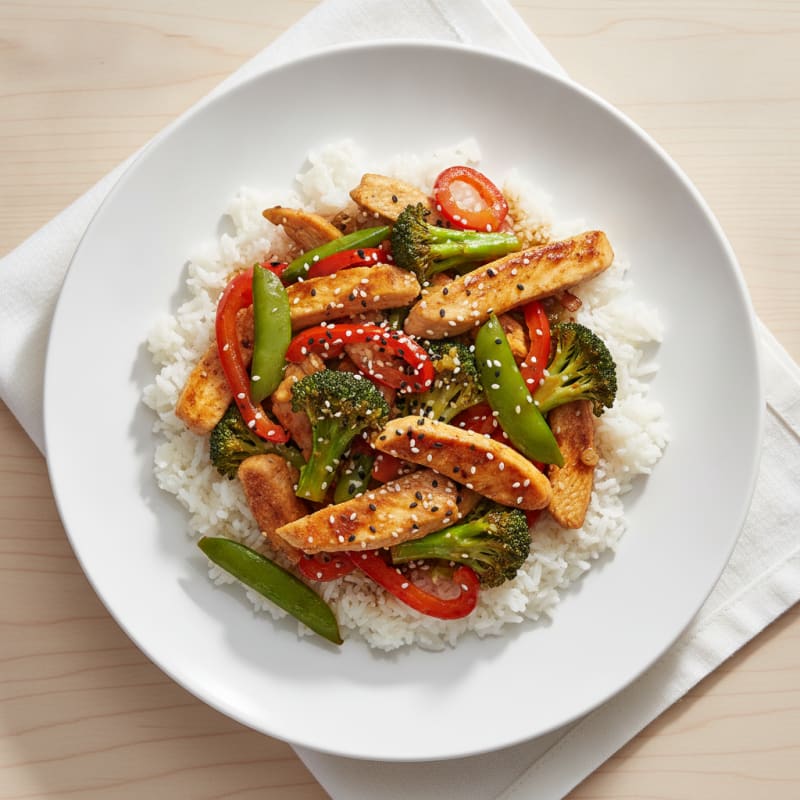 Teriyaki Chicken Stir-Fry with Vegetables