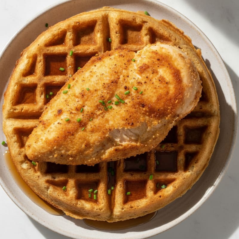 Golden Chicken & Waffles