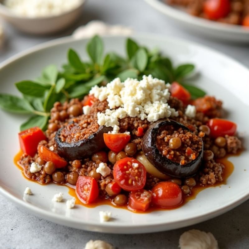 Protein-Packed Greek Spiced Beef and Eggplant Casserole