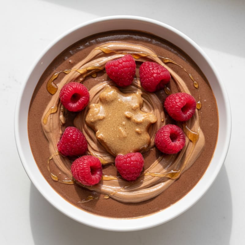 Silky Chocolate Protein Pudding with Greek Yogurt